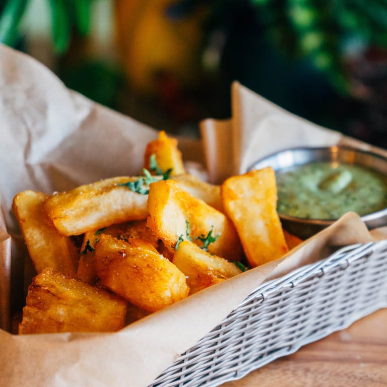 Delicious Yuca Frita Awaits